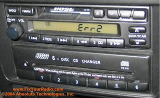 2002 Nissan pathfinder radio problems