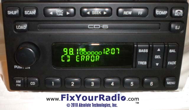 2003 Ford escape cd player problems #6